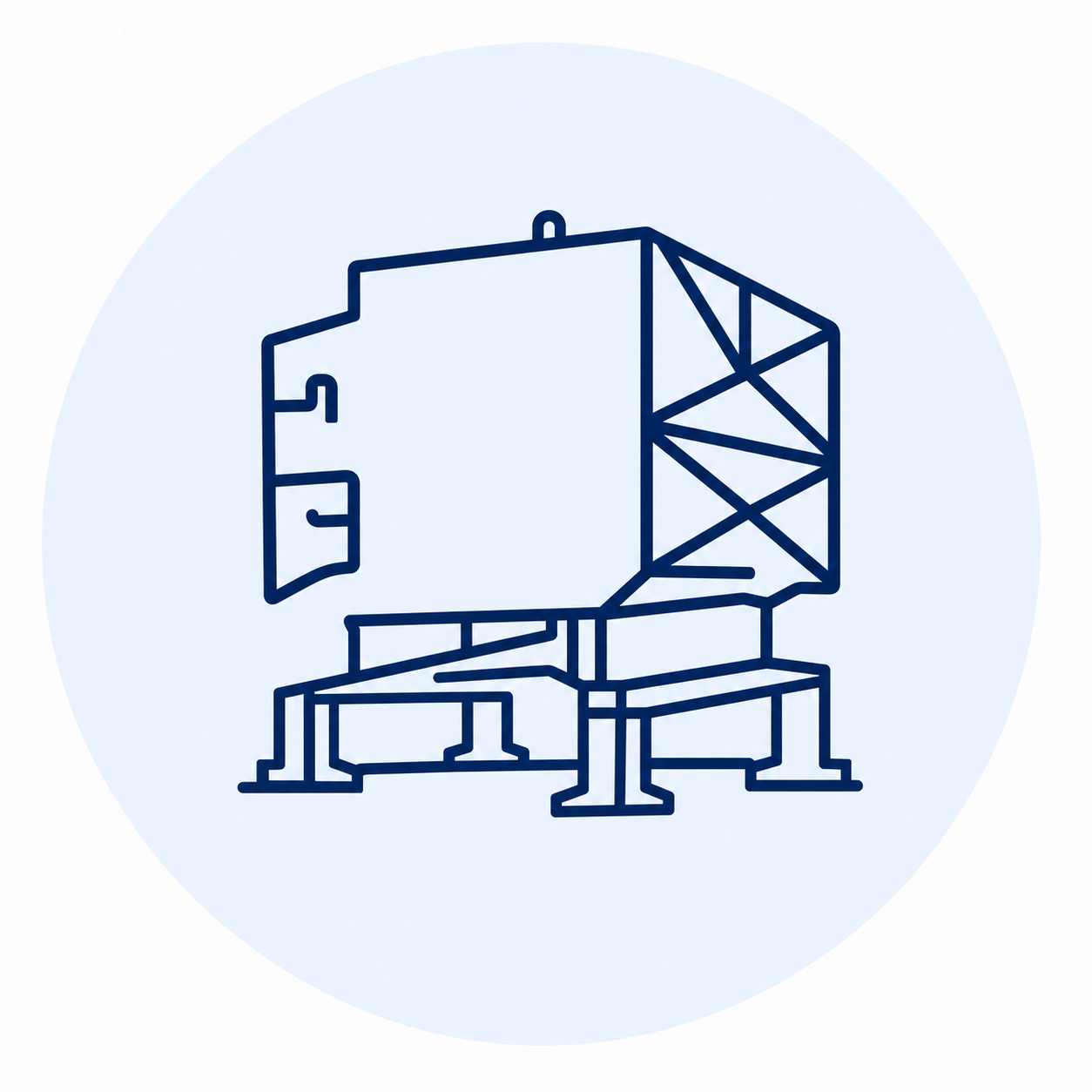 Icono de puesta en grada del primer bloque